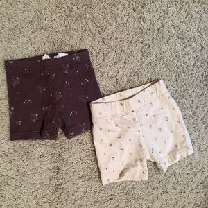 Jamie Kay Baby Shorts in Purple and Cream